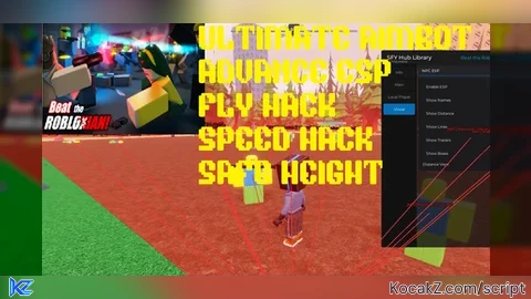 ULTIMATE AIMBOT FOR BEAT THE ROBLOXIAN ADVANCE AIMBOT