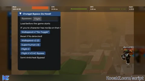 Fly and walkspeed Bypass