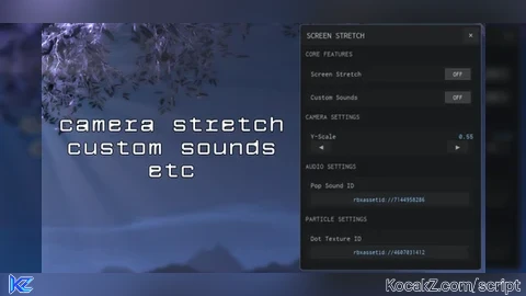 Camera stretch gui OPEN SOURCE