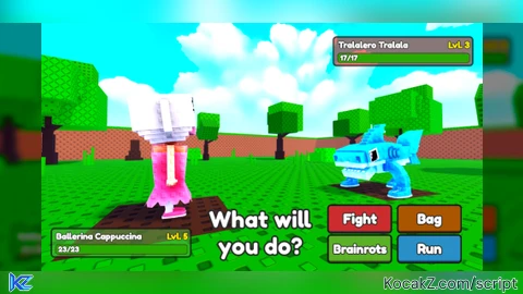 Battle A Brainroot Auto Battle And Fight And More No Key