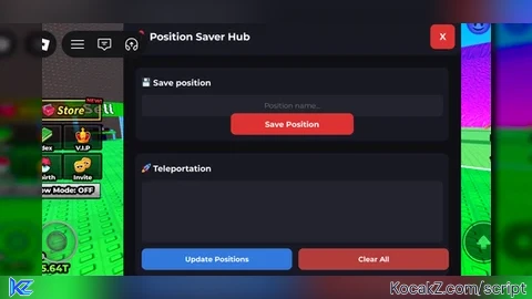 Save position
