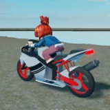 Motorcycle around nothing