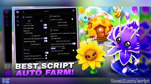 Autofarm Everything AutoEggs AutoPets AutoBaby AutoPotions