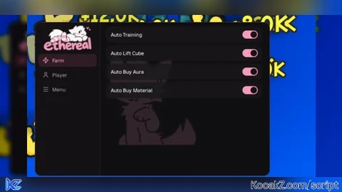 Keyless Auto Training, Lift Cube, Buy Aura, Buy Material