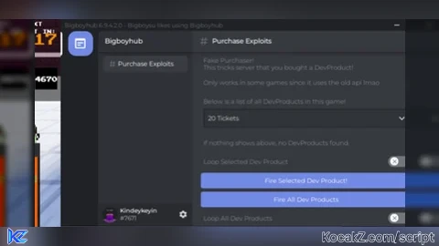 Free Dev product and gamepass purchaser