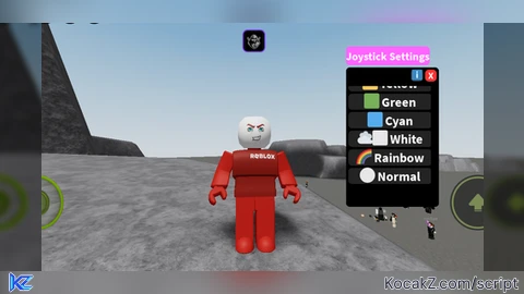Joystick and jump button colour