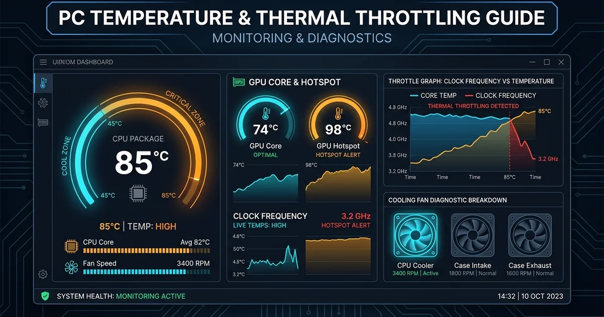 How to Check Your PC Temperature and Fix Thermal Throttling
