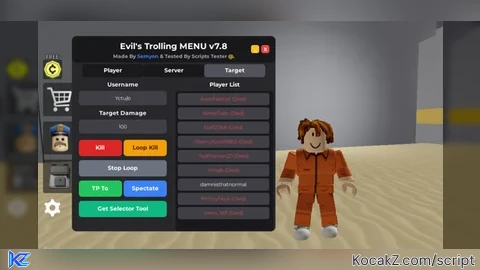Evils Trolling Menu [WORKING: 03/21/26]
