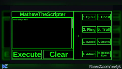 MathewTheScripter executor and Script Hub