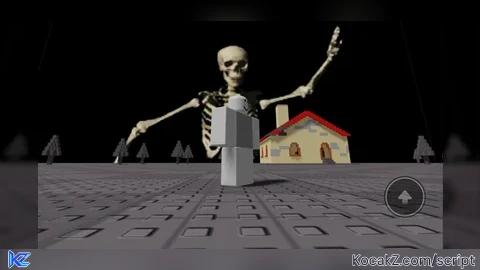 skeleton skybox with distorted music