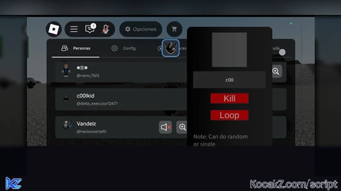 kill player