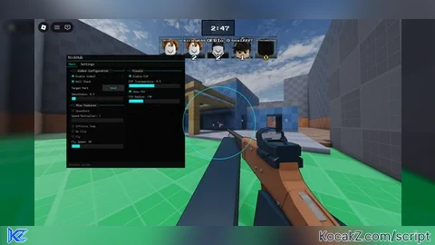 NickHub ESP AND AIMBOT FLy Speed inf jump and other
