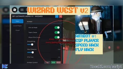WIZARDWEST V2 AIMBOT ESP H4CK SPEED H4CK FLY H4CK BETA