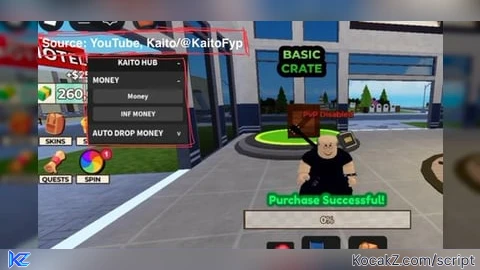 Infinite cash and automatic drop cash KAITO HUB
