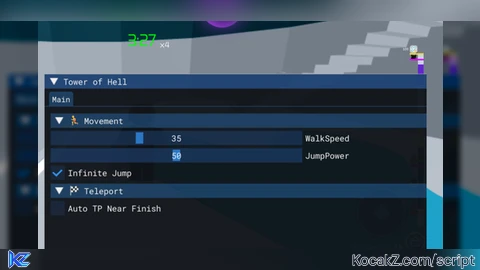 Script Auto Near finish bypass kicked inf jump