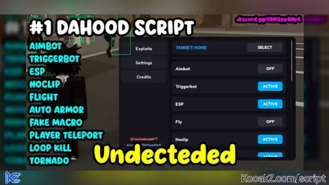 VANTAHOOD DaHood Menu