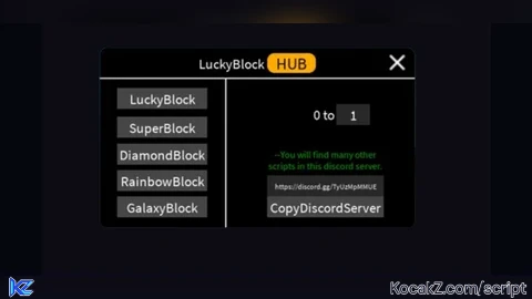 lucky block hub