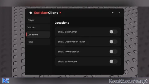 SurislamClient - Rake Remastered Mod Menu
