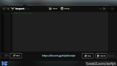 Sergeant Internal GUI