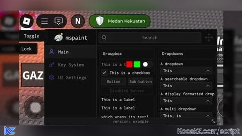 Obsidian Ui Lib Peak Library