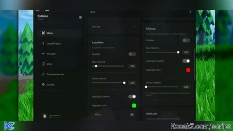 Syllinse OP Script AutoLoot AutoMine KillAura FreeBuild