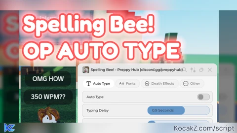 OP Fast Auto Type Equip Fonts Preppy Hub Spelling Script