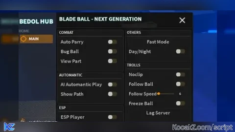 BEDOL HUB Auto Parry Al Play ESP and More