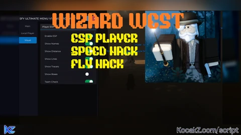 WIZARDWEST ESP ENEMY FAST WALK AND FLY