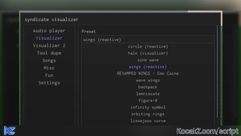 syndicate boombox visualizer/boombox hub