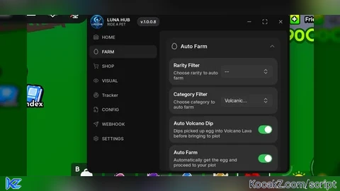 LUNA HUB | [KEYLESS] | AUTO FARM AUTO PLACE & HATCH