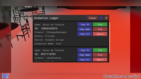 ANIMATION LOGGER by Irfannnnn