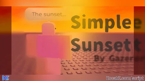 Simple sunset