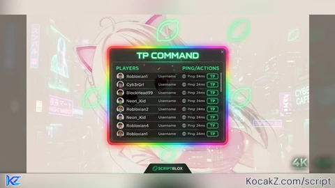 TP PLAYER COMMAND VERS