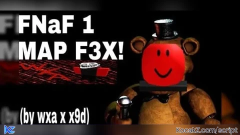 FNAF 1 MAP F3X BY WXA x X9D