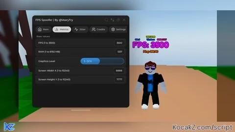 [OPEN SOURCE] SPOOFER FPS, RAM, PIXELS, GQ