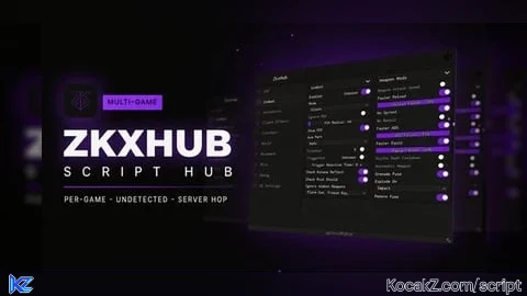 ZKXHUB | AIMBOT | UNLOCKALL | RAGEBOT | MENU