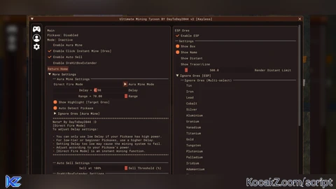 Instant mine Aura Mine Keyless