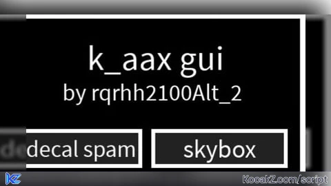 KaaX gui by me