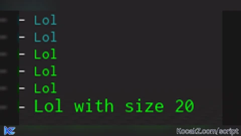 Custom output color